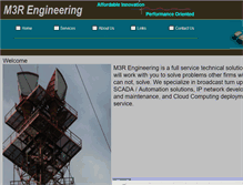 Tablet Screenshot of m3r-engineering.com